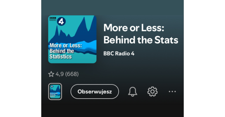 Podcast More or less BBC4 - nauka krytycznego myślenia
